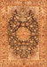 Persian Orange Traditional Rug, tr3198org