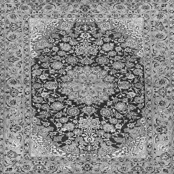 Serging Thickness of Persian Gray Traditional Rug, tr3198gry