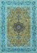 Persian Light Blue Traditional Rug, tr3199lblu