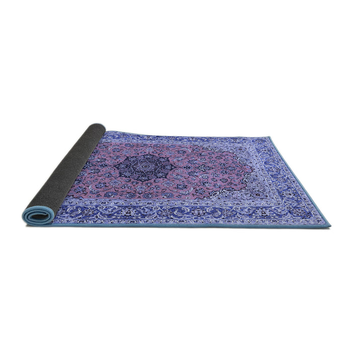 Sideview of Persian Blue Traditional Rug, tr3199blu