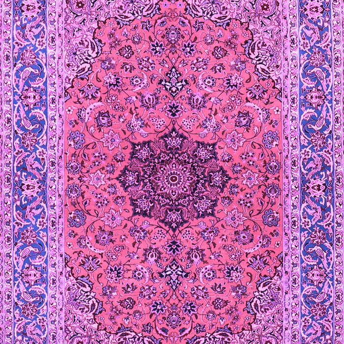 Machine Washable Persian Purple Traditional Area Rugs, wshtr3199pur