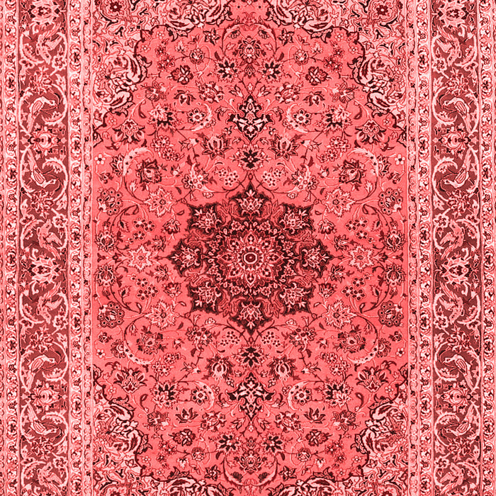 Machine Washable Persian Red Traditional Rug, wshtr3199red