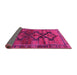 Sideview of Persian Pink Traditional Rug, tr319pnk