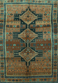 Persian Turquoise Traditional Rug, tr319turq