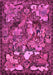 Machine Washable Animal Pink Traditional Rug, wshtr31pnk