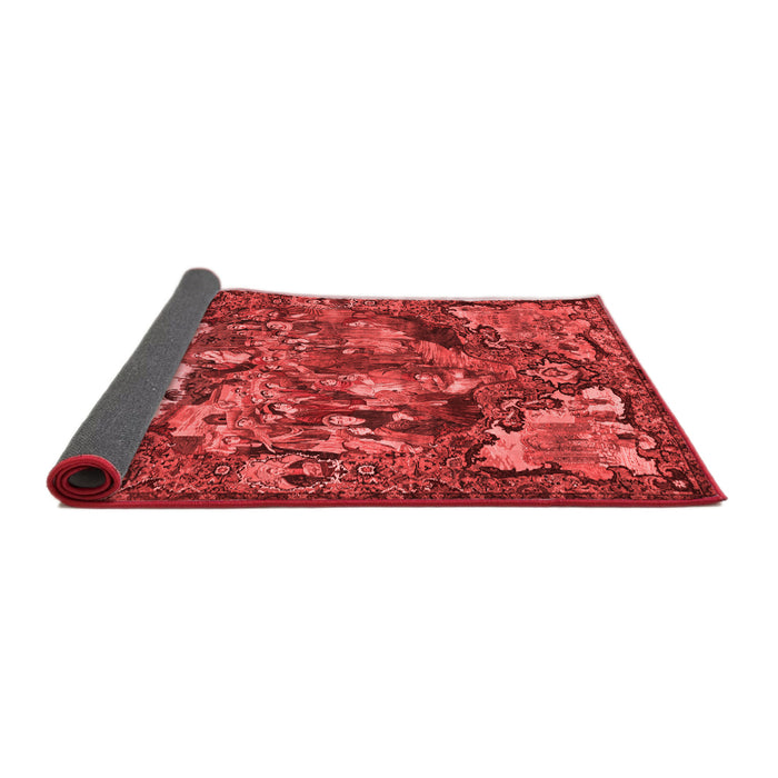 Animal Red Traditional Area Rugs