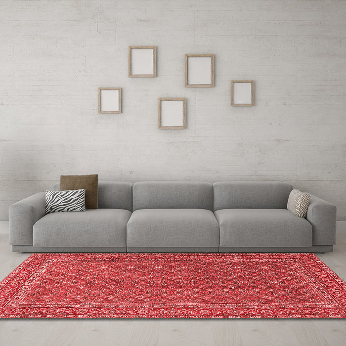 Traditional Red Washable Rugs