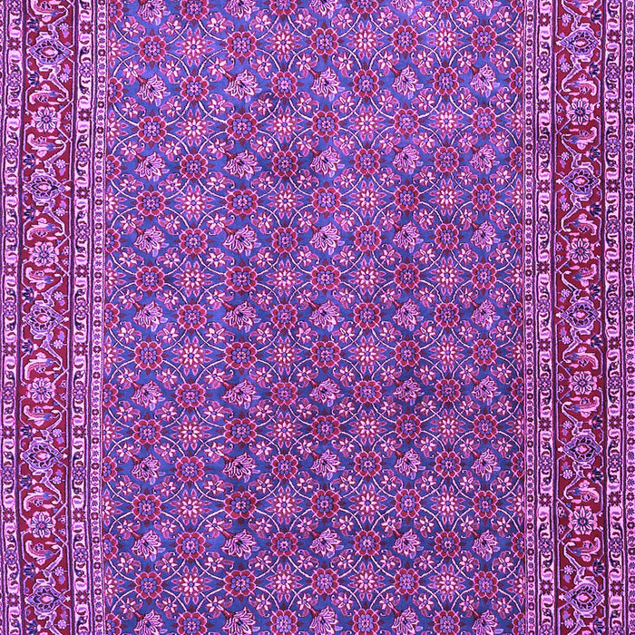 Machine Washable Persian Purple Traditional Area Rugs, wshtr3200pur