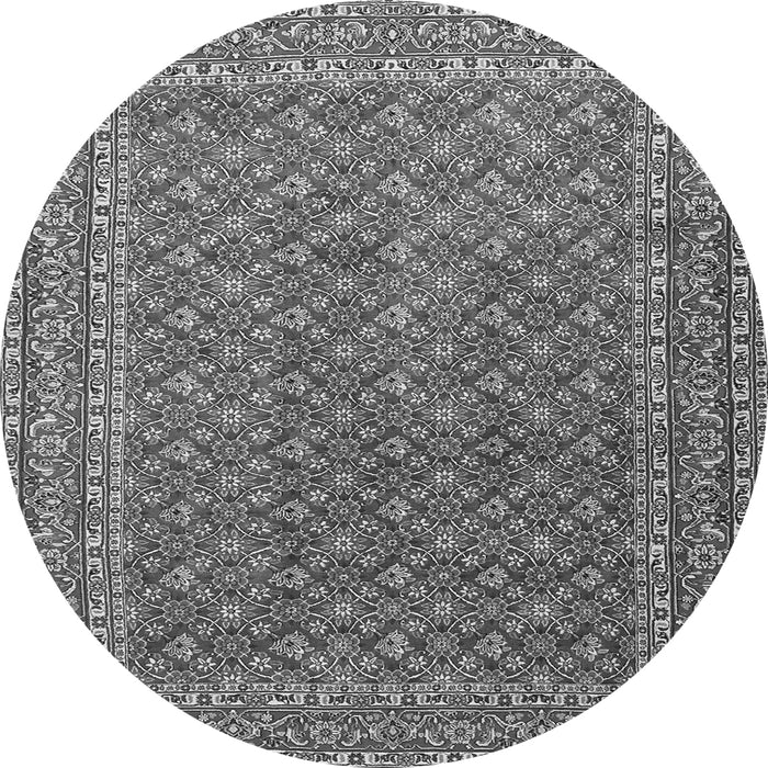 Square Persian Gray Traditional Rug, tr3200gry