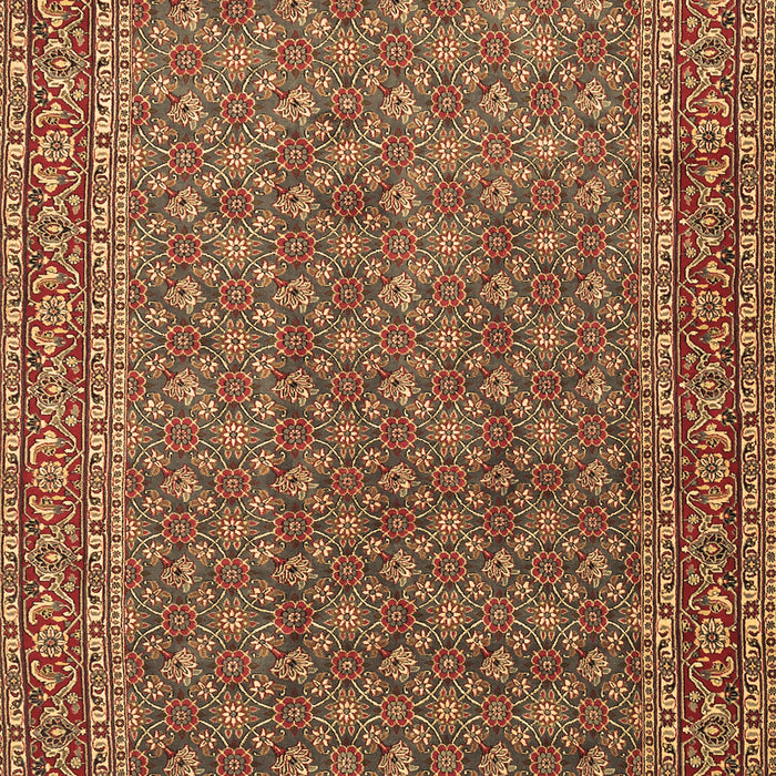 Machine Washable Persian Brown Traditional Rug, wshtr3200brn
