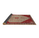 Sideview of Traditional Red Persian Rug, tr3201