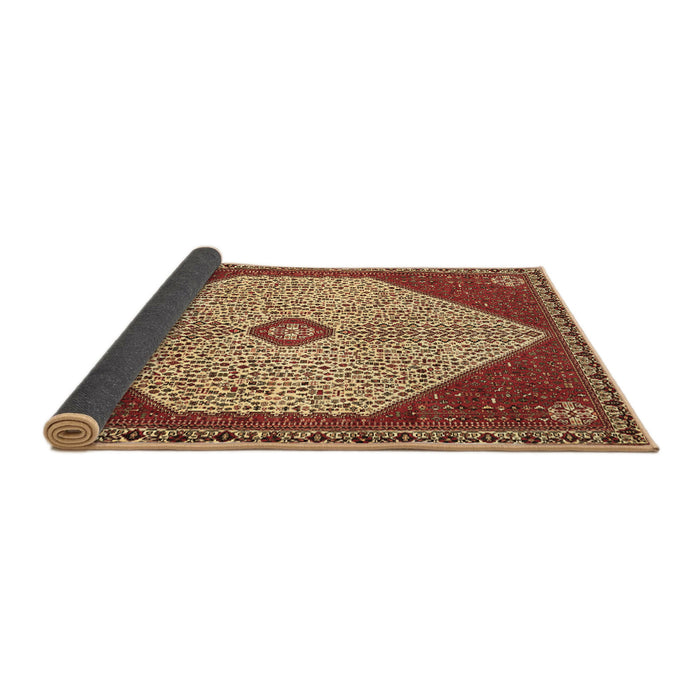 Sideview of Persian Brown Traditional Rug, tr3201brn