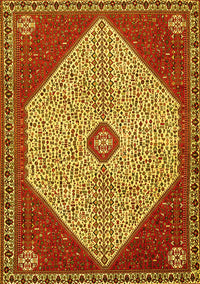 Persian Yellow Traditional Rug, tr3201yw