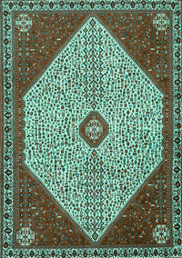Persian Turquoise Traditional Rug, tr3201turq
