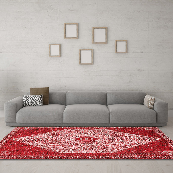 Traditional Red Washable Rugs