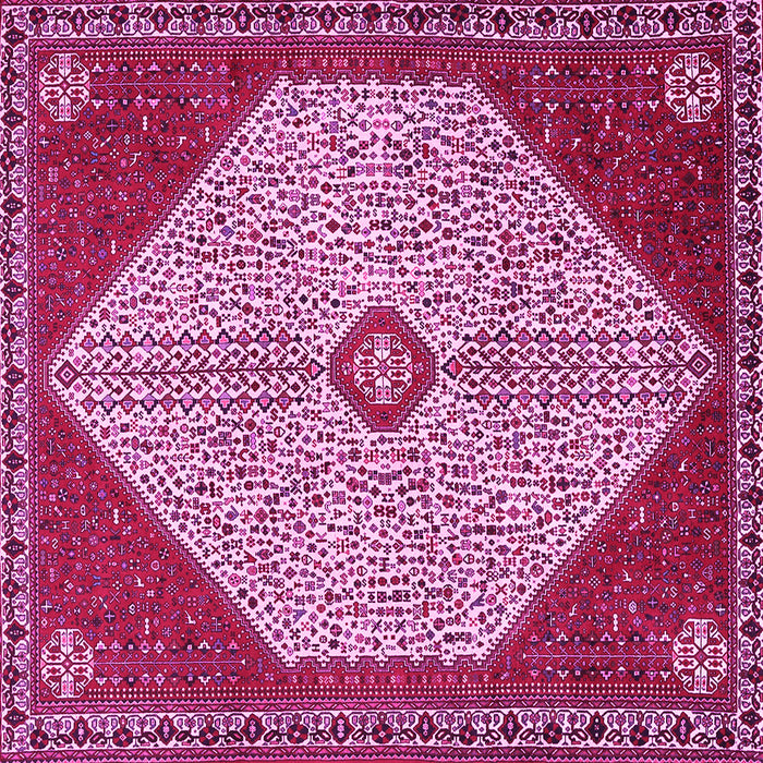 Square Persian Pink Traditional Rug, tr3201pnk