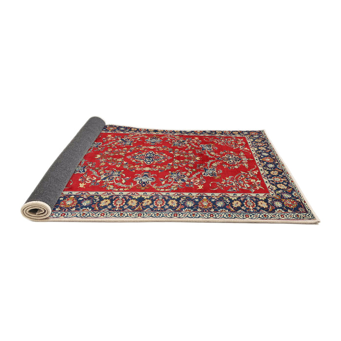 Sideview of Traditional Camel Brown Persian Rug, tr3202