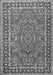 Serging Thickness of Machine Washable Persian Gray Traditional Rug, wshtr3202gry