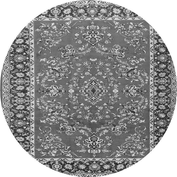 Square Persian Gray Traditional Rug, tr3202gry