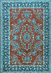 Persian Light Blue Traditional Rug, tr3202lblu