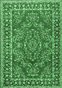 Persian Emerald Green Traditional Rug, tr3202emgrn