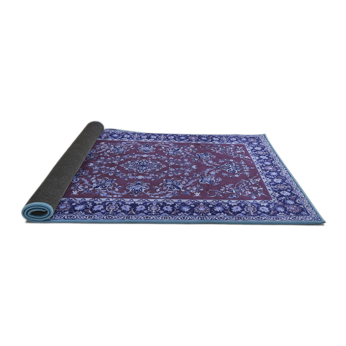 Sideview of Persian Blue Traditional Rug, tr3202blu