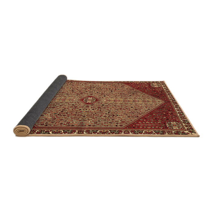 Sideview of Persian Brown Traditional Rug, tr3203brn