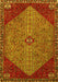 Persian Yellow Traditional Rug, tr3203yw