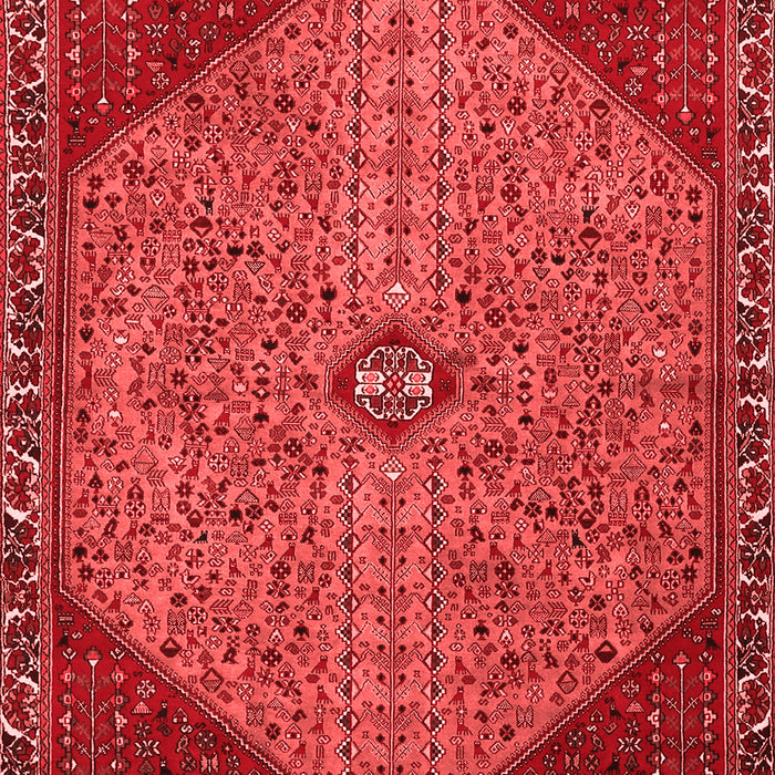 Machine Washable Persian Red Traditional Rug, wshtr3203red