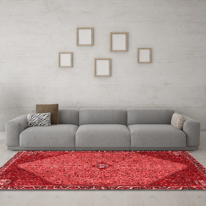 Traditional Red Washable Rugs