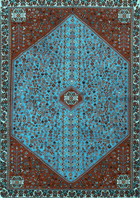 Persian Light Blue Traditional Rug, tr3203lblu