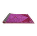Sideview of Persian Pink Traditional Rug, tr3203pnk