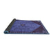Sideview of Persian Blue Traditional Rug, tr3203blu