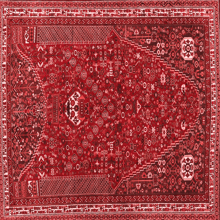 Machine Washable Persian Red Traditional Rug, wshtr3204red