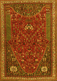 Persian Yellow Traditional Rug, tr3204yw