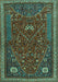 Persian Turquoise Traditional Rug, tr3204turq