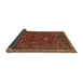 Sideview of Persian Brown Traditional Rug, tr3204brn