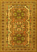 Machine Washable Persian Yellow Traditional Rug, wshtr3205yw