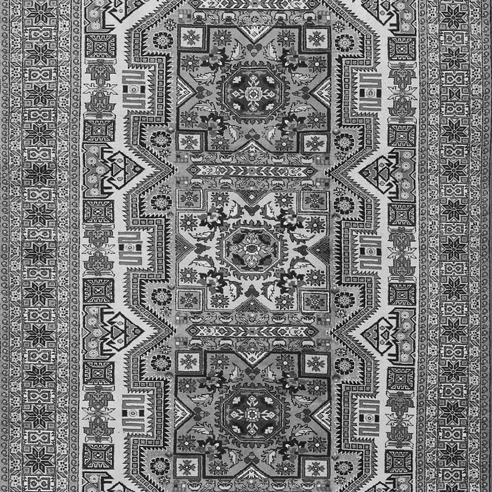 Serging Thickness of Machine Washable Persian Gray Traditional Rug, wshtr3205gry