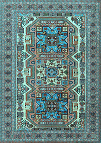 Persian Light Blue Traditional Rug, tr3205lblu