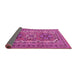 Sideview of Persian Pink Traditional Rug, tr3205pnk