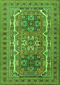 Persian Green Traditional Rug, tr3205grn