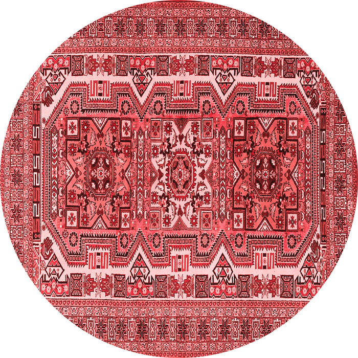 Machine Washable Persian Red Traditional Rug, wshtr3205red