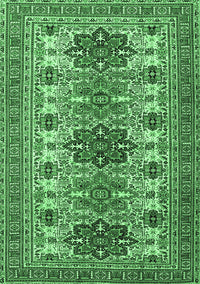 Persian Emerald Green Traditional Rug, tr3206emgrn