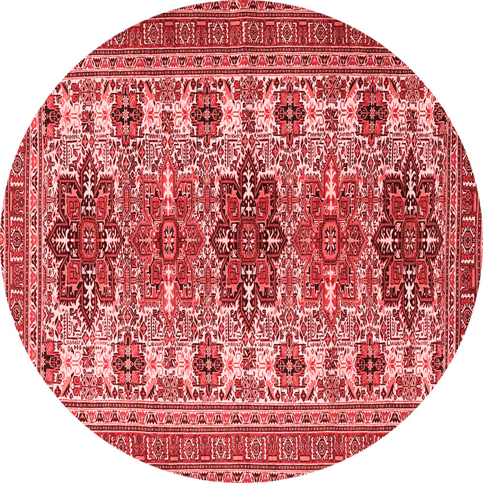 Machine Washable Persian Red Traditional Rug, wshtr3206red