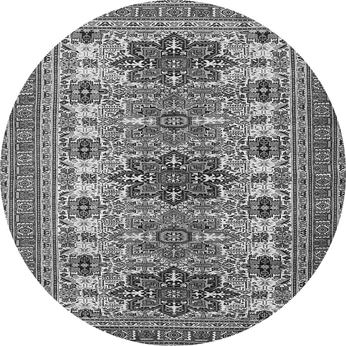 Square Persian Gray Traditional Rug, tr3206gry