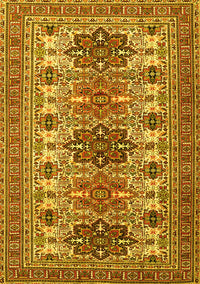 Persian Yellow Traditional Rug, tr3206yw