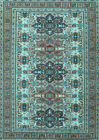 Persian Light Blue Traditional Rug, tr3206lblu