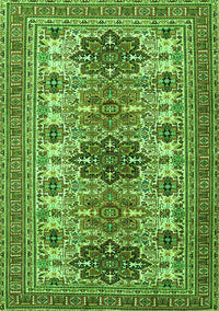 Persian Green Traditional Rug, tr3206grn