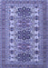 Machine Washable Persian Blue Traditional Rug, wshtr3206blu